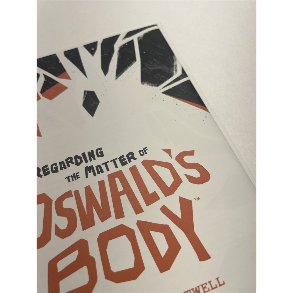 Regarding The Matter Of Oswald's Body # 1 - ComicTom101 - Desjardins Variant - Picture 11 of 11